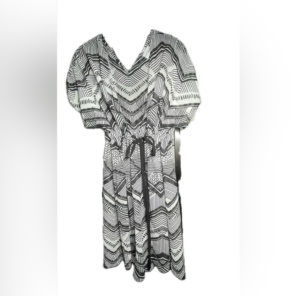 Swimsuit Cover Up | Black & White | Large